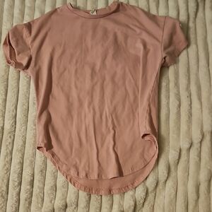 SHEIN Pink Short Sleeve Relaxed T-Shirt